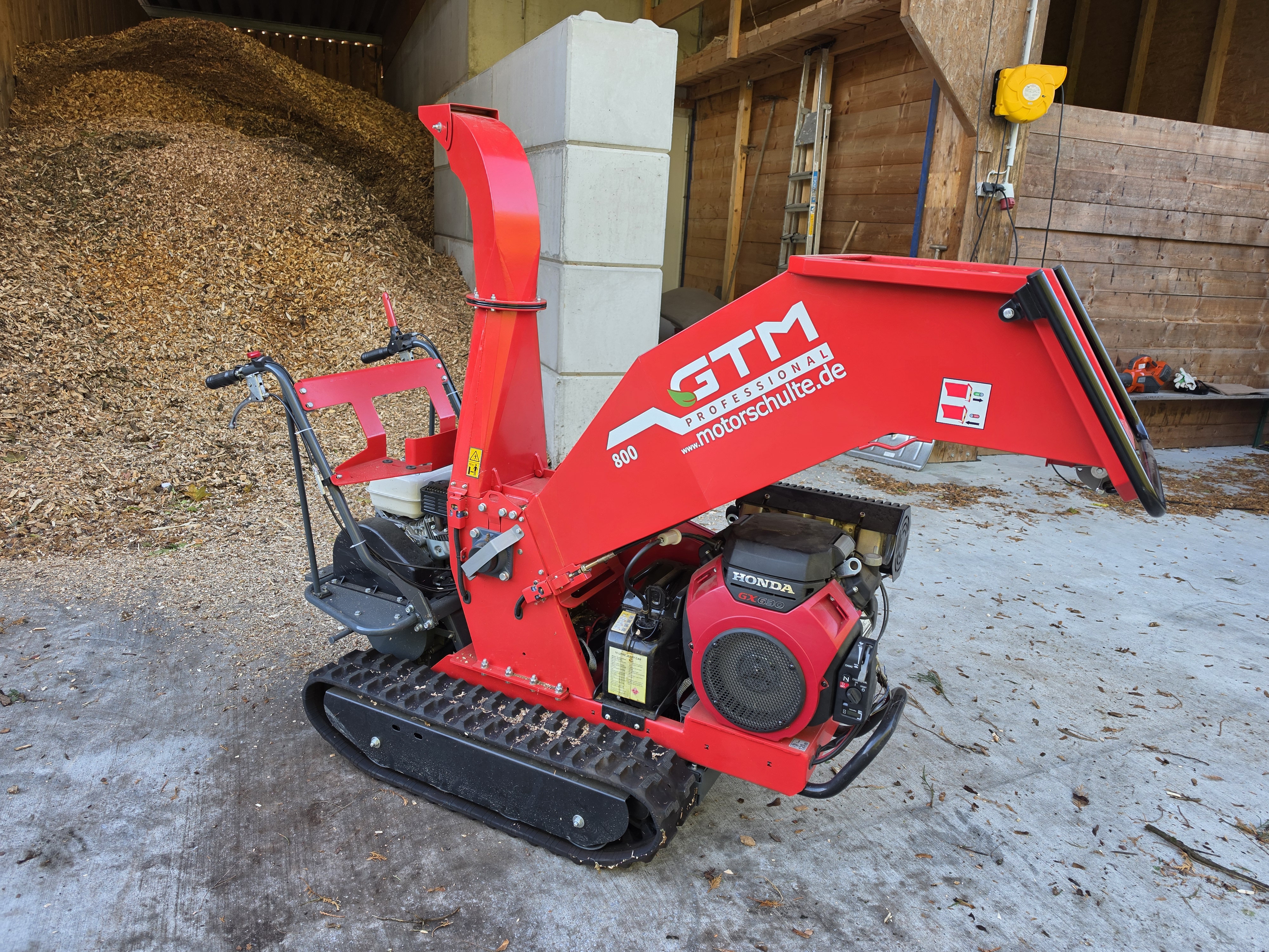 DE WILD GTS 1800R Häcksler auf Raupenfahrwerk